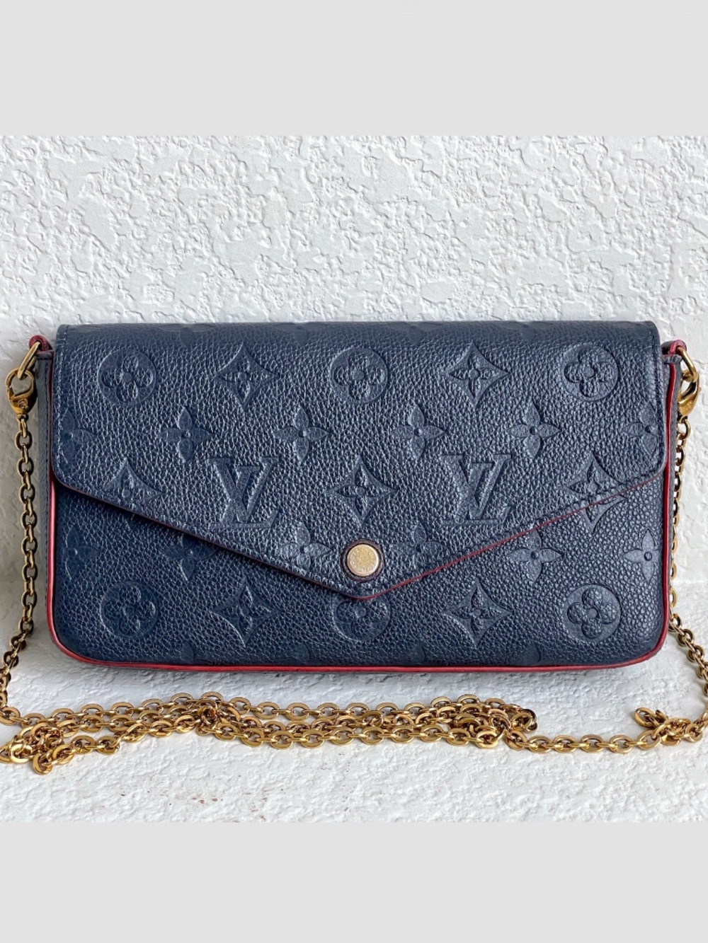 Louis Vuitton Félicie leather crossbody bag